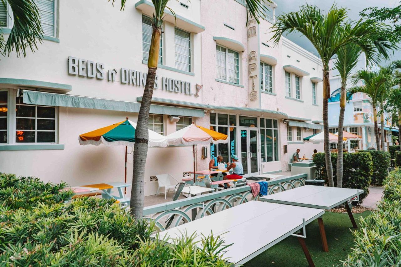 Hostel Beds N' Drinks Miami Beach Exterior foto